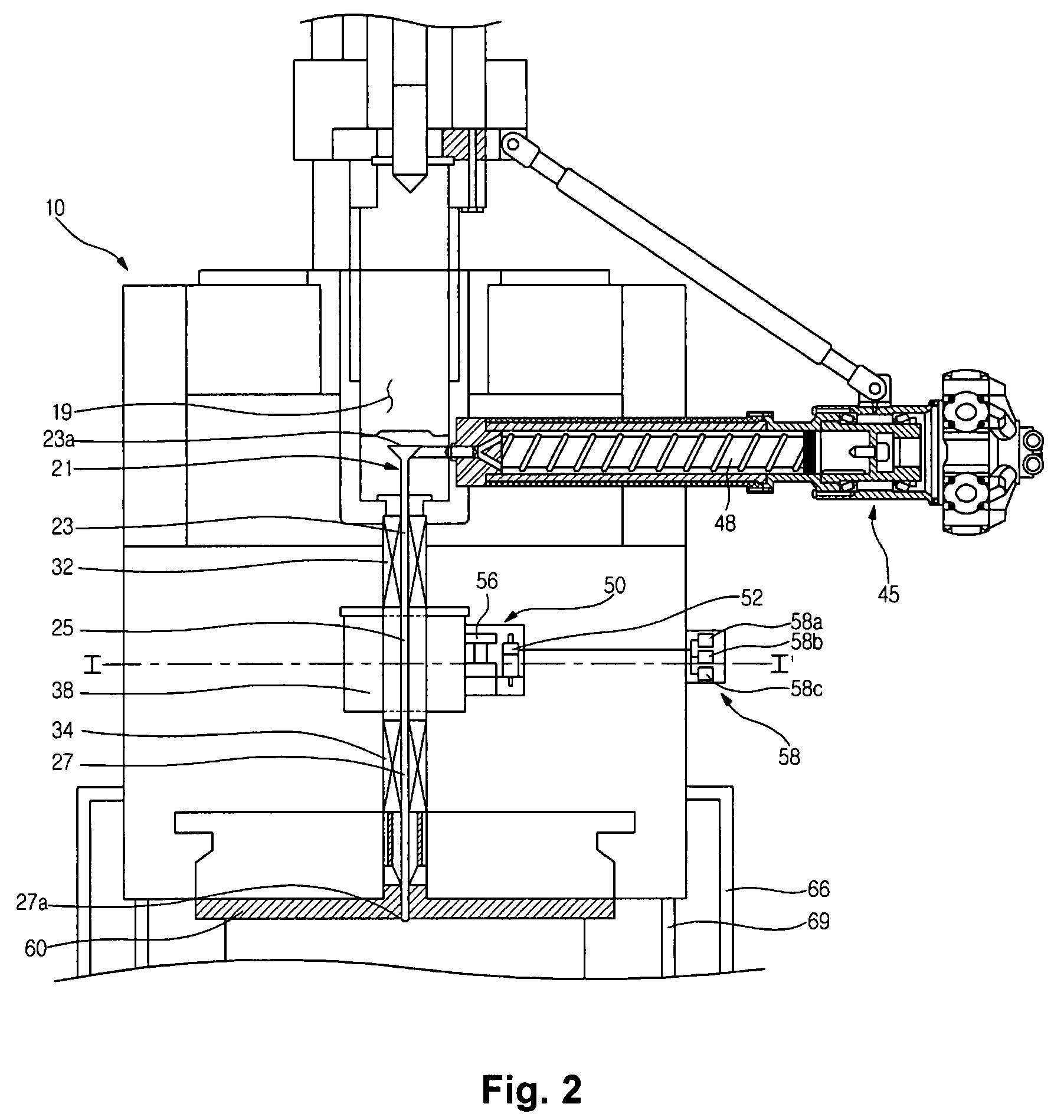 Injection apparatus and control method thereof