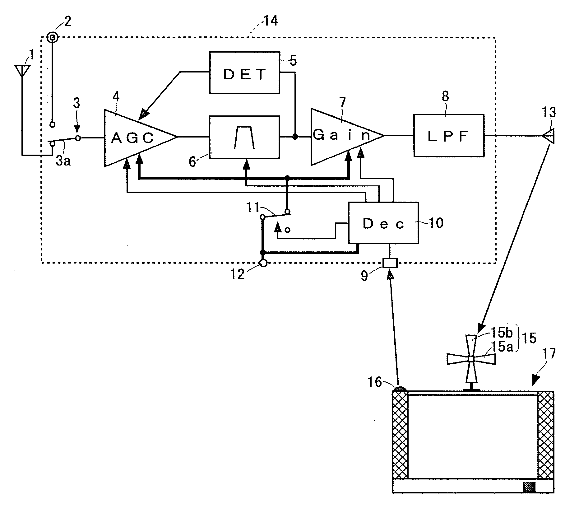 Re-transmitter and digital broadcast receiving system