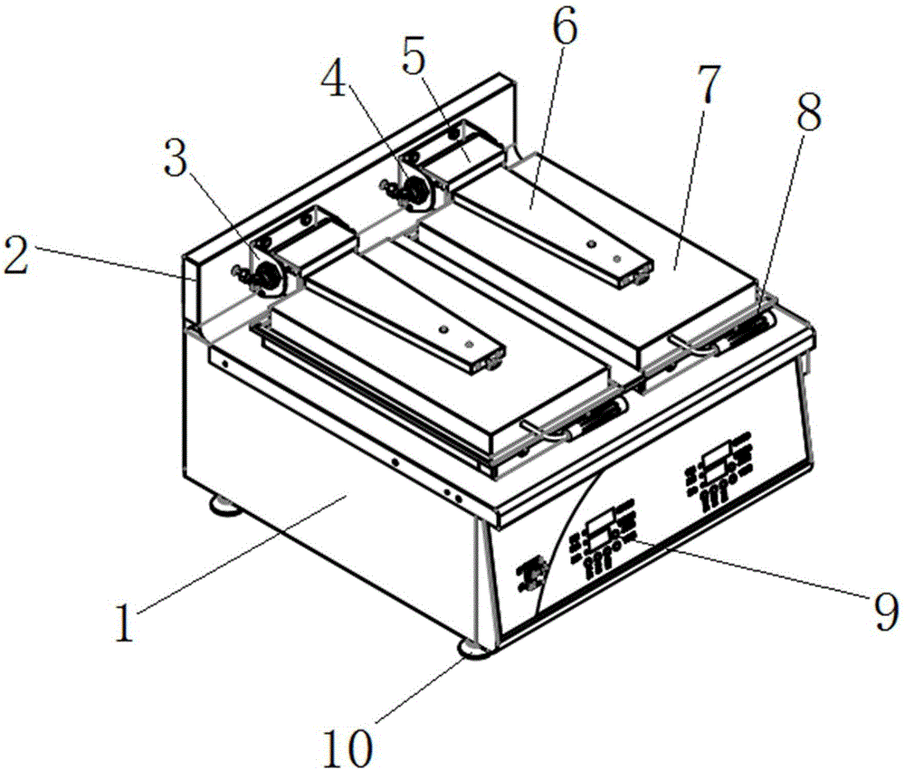 Dumpling frying machine convenient to mount and maintain