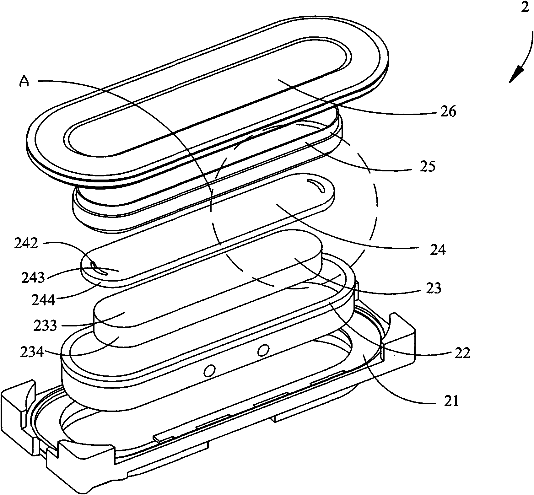 Minitype acoustic generator