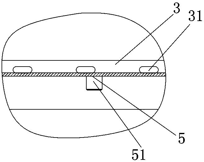 Drainage-type furnace body structure