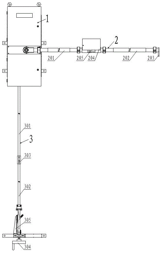 High-voltage overhead line system grounding device