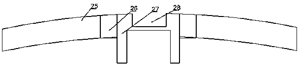 In-situ rush-repair and leakage-repair method for rubber dam bags and repair device