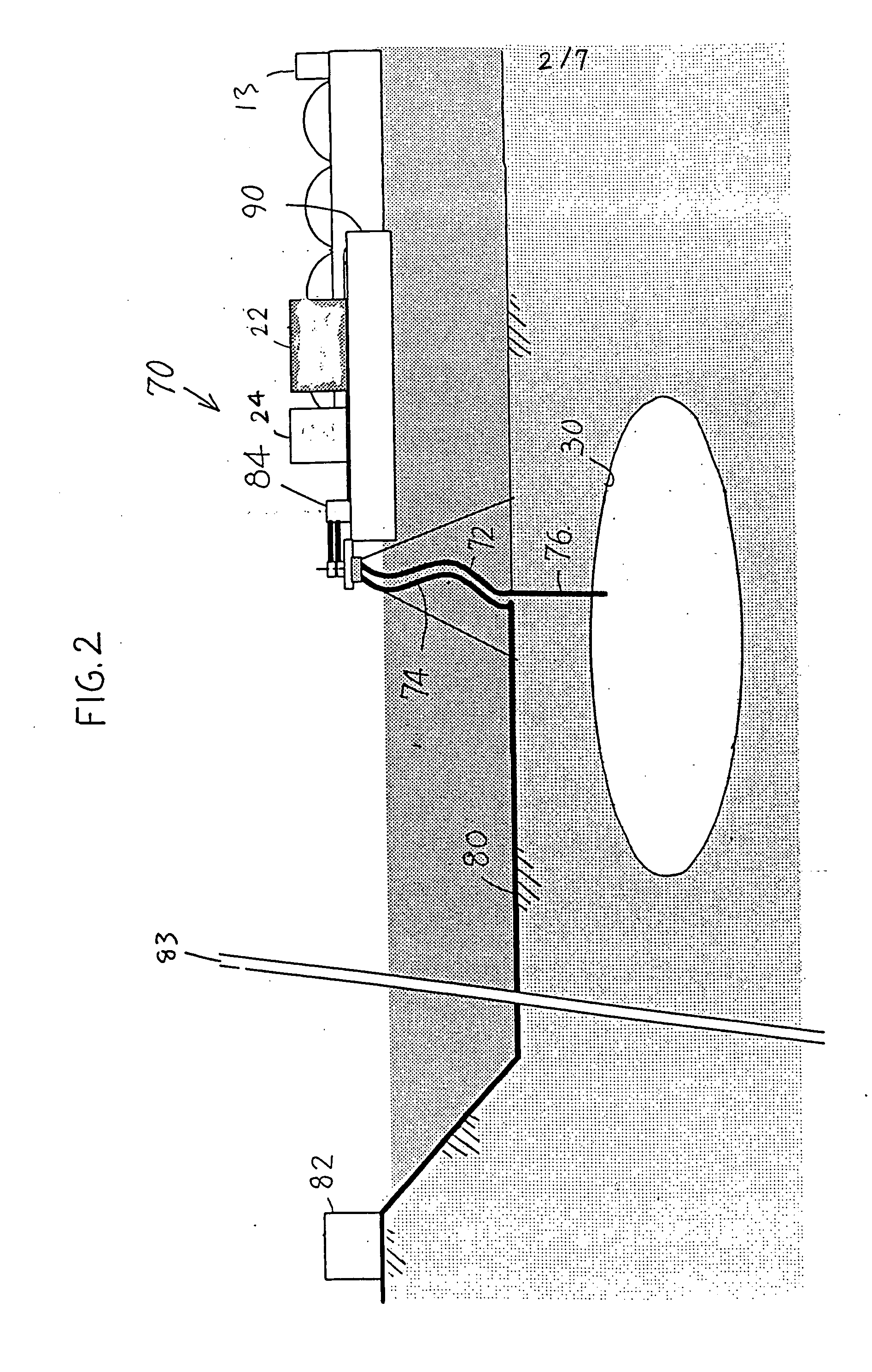 Gas offloading system