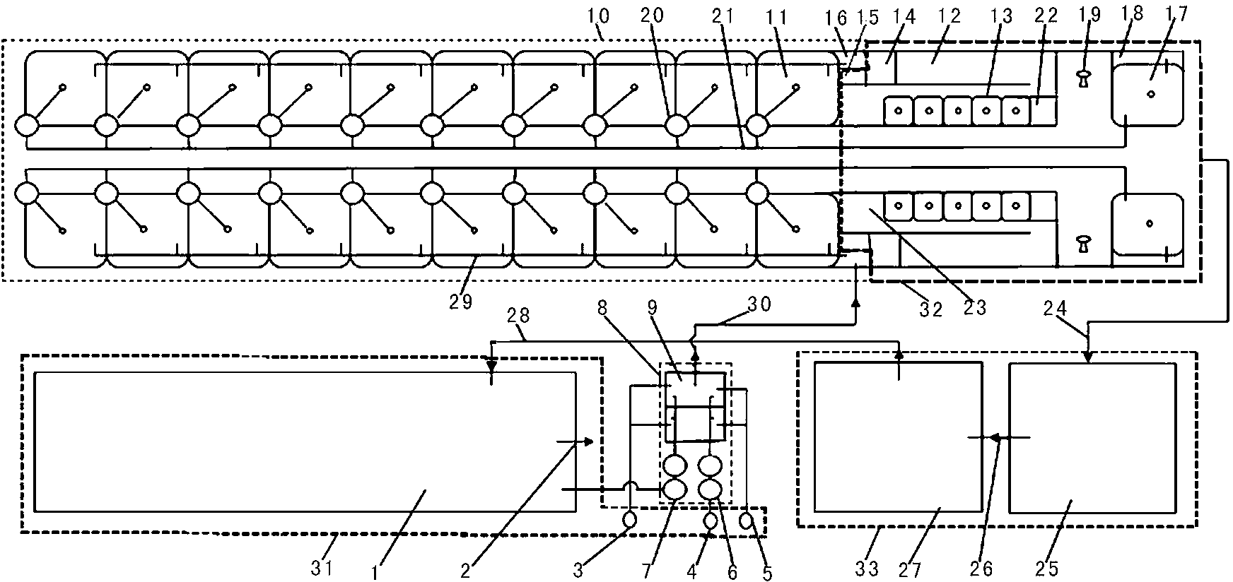 Ecotype enclosed method for culturing fish through circulation water