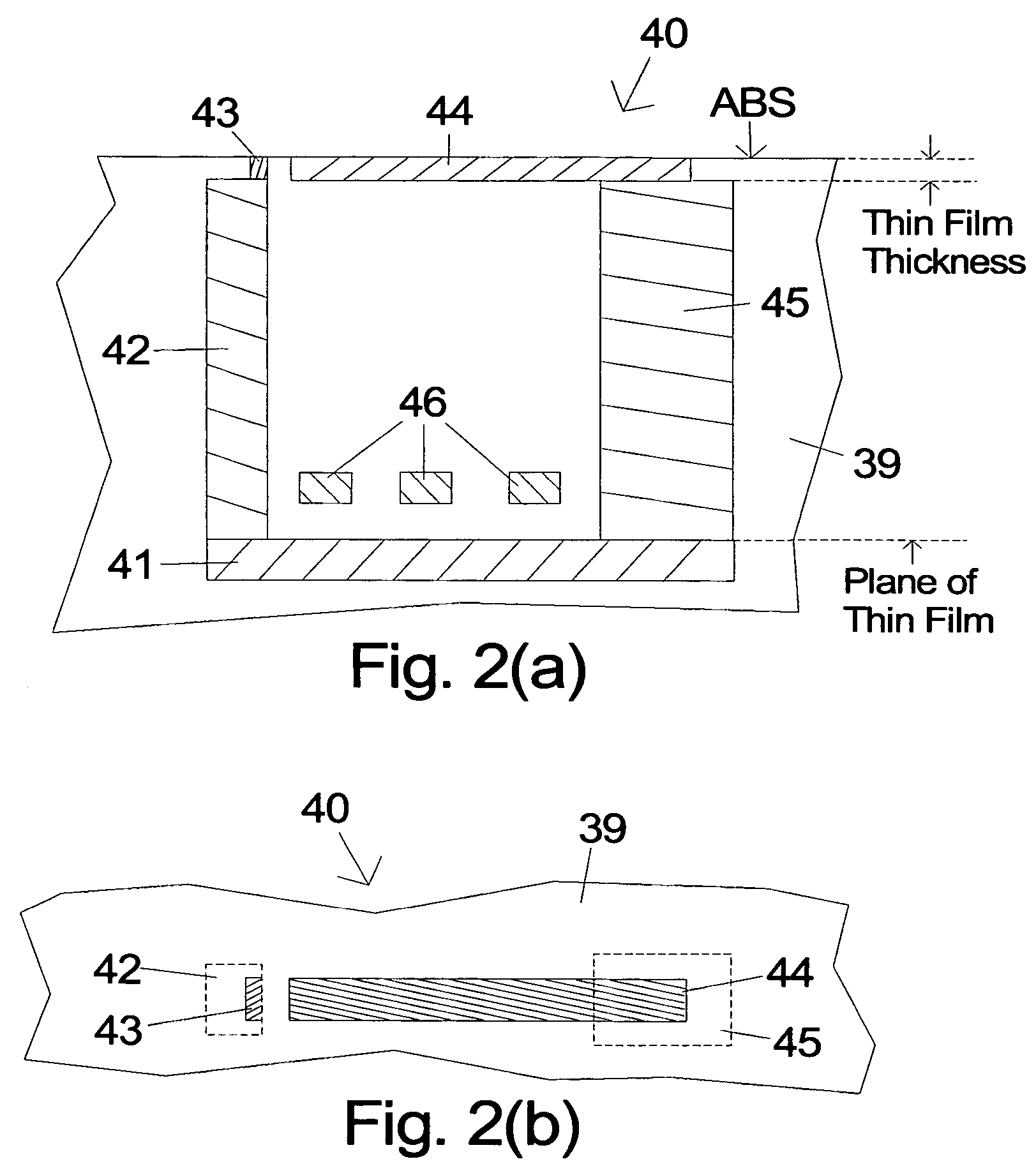 Planar perpendicular recording head