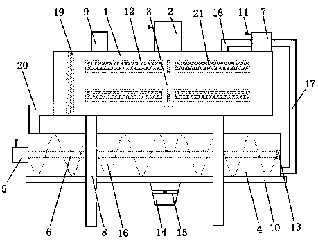 Circular-type mixing device suitable for paint production