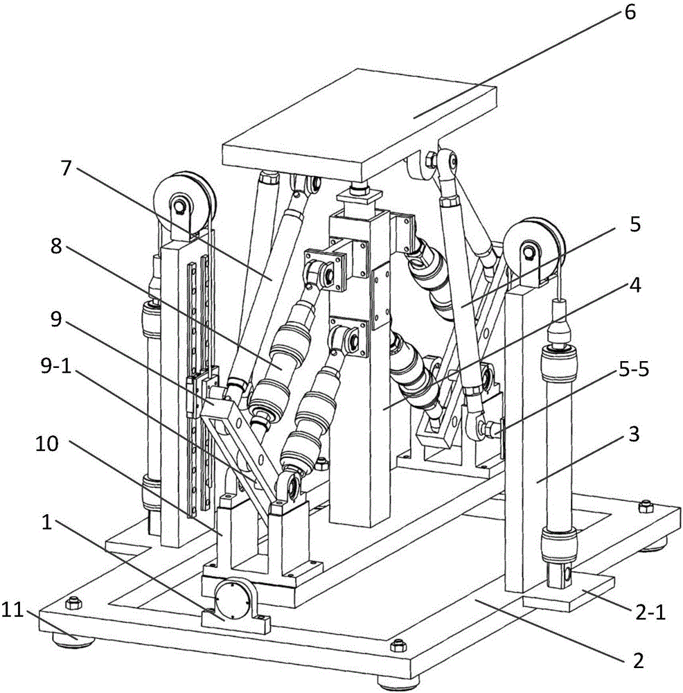 Parallel type ankle joint recovery device