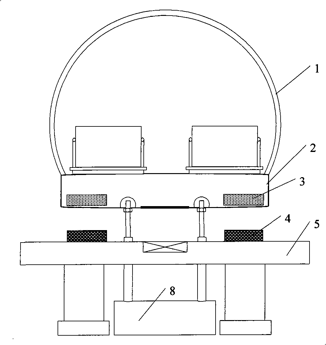 Method for improving stability of high temperature superconducting magnetic suspension system