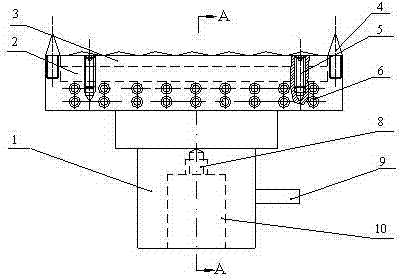 Early warning hydraulic prop device