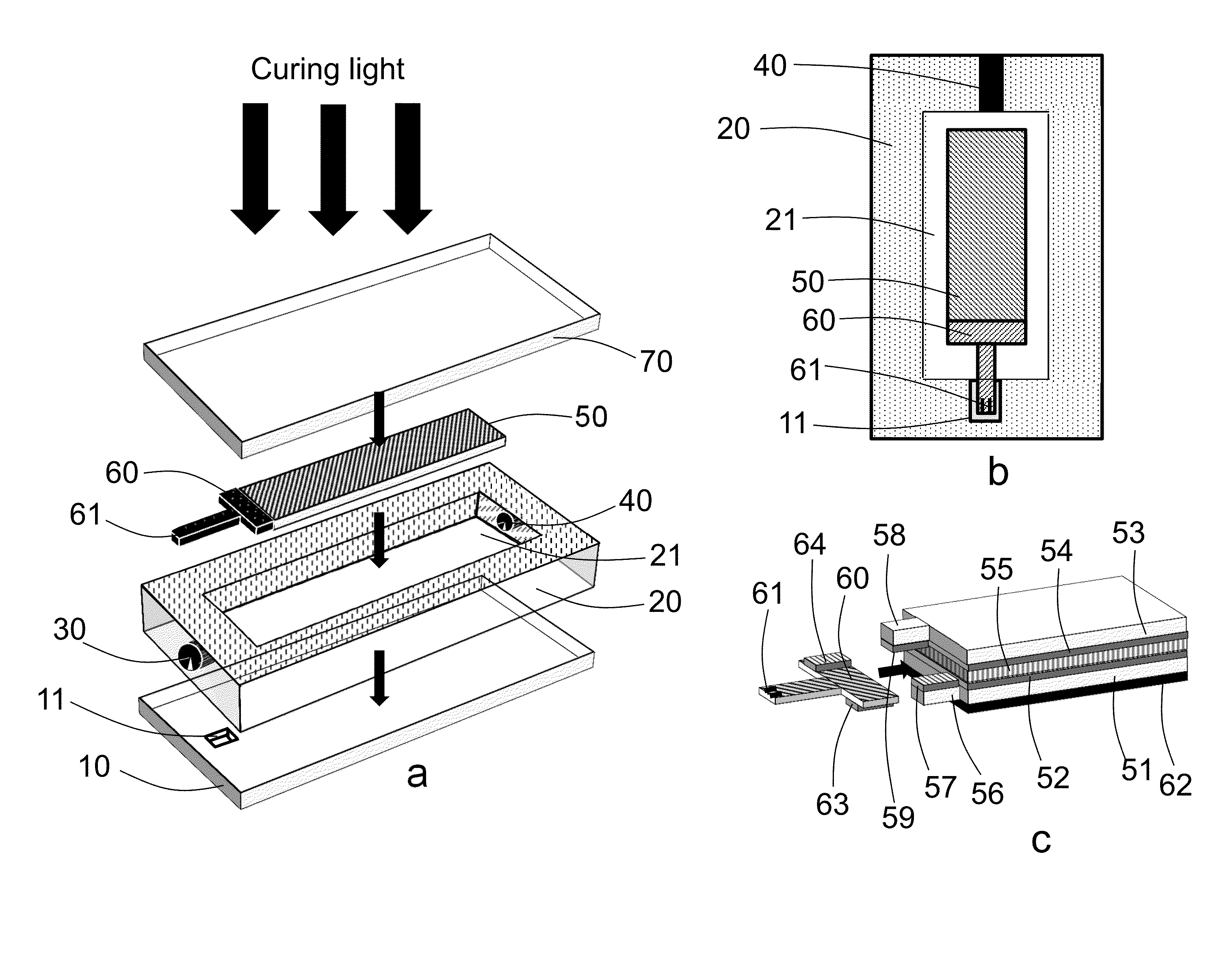 Embedded electrooptical display