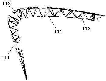 Double-layer reticulated shell large-span circumferential energy dissipation structure system