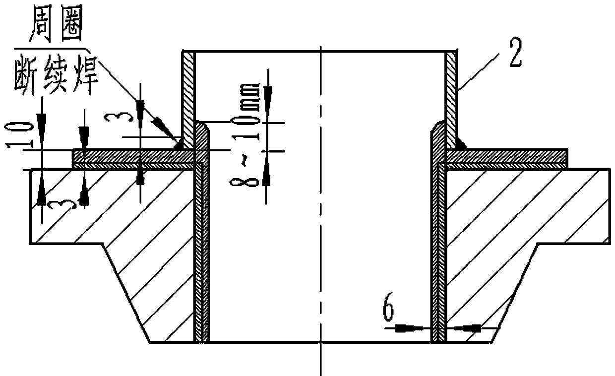 A method for surfacing welding of flanges of gasifier equipment