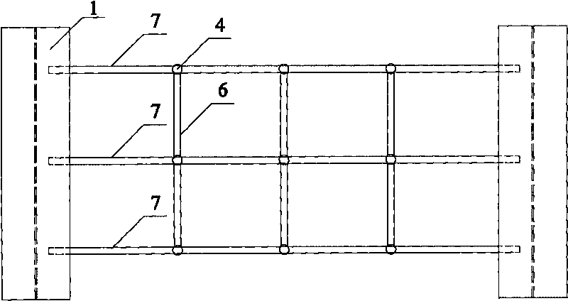 Formwork support system for steel frame structure cast-in-place concrete floorslabs