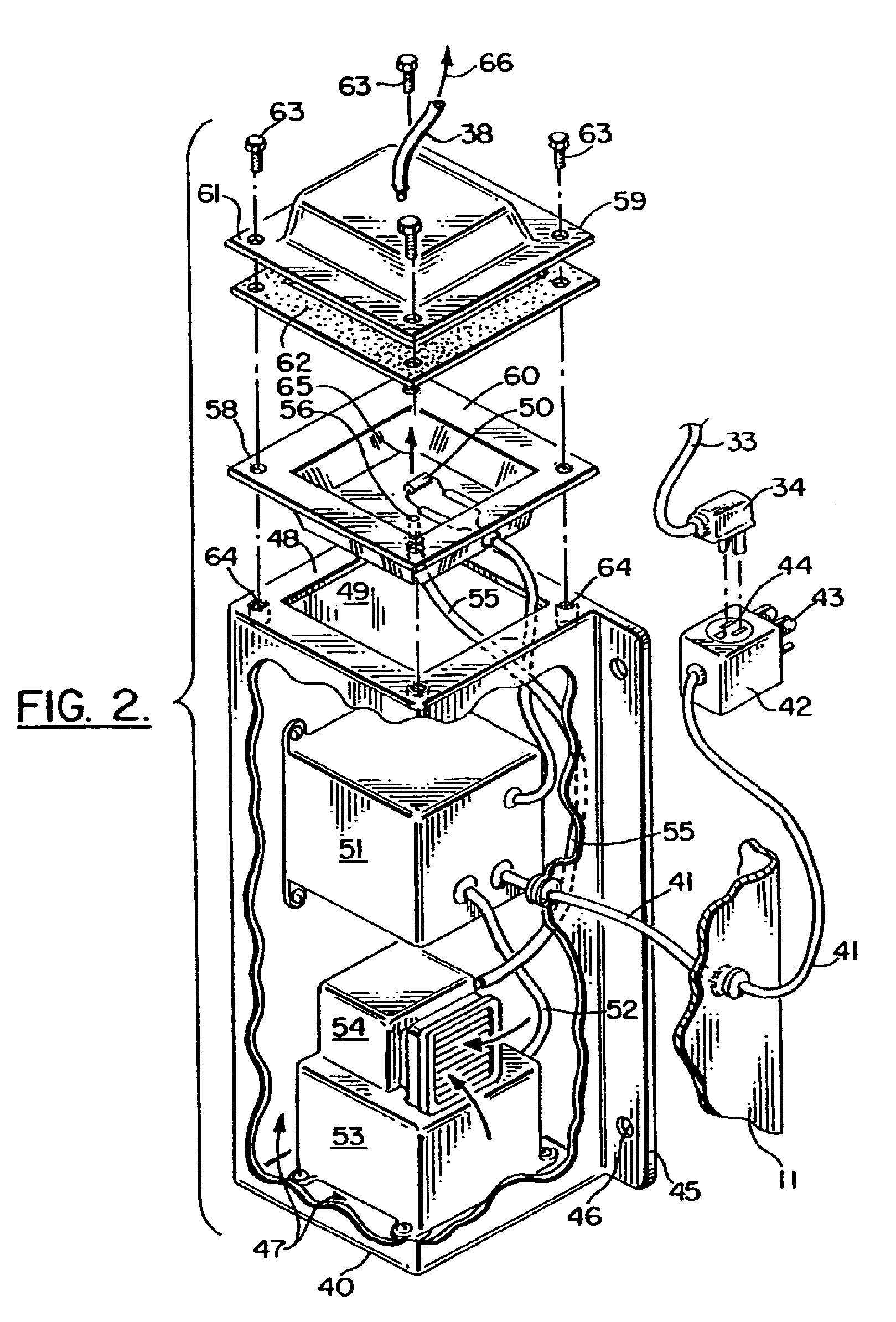 Method and apparatus for disinfecting a refrigerated water cooler reservoir