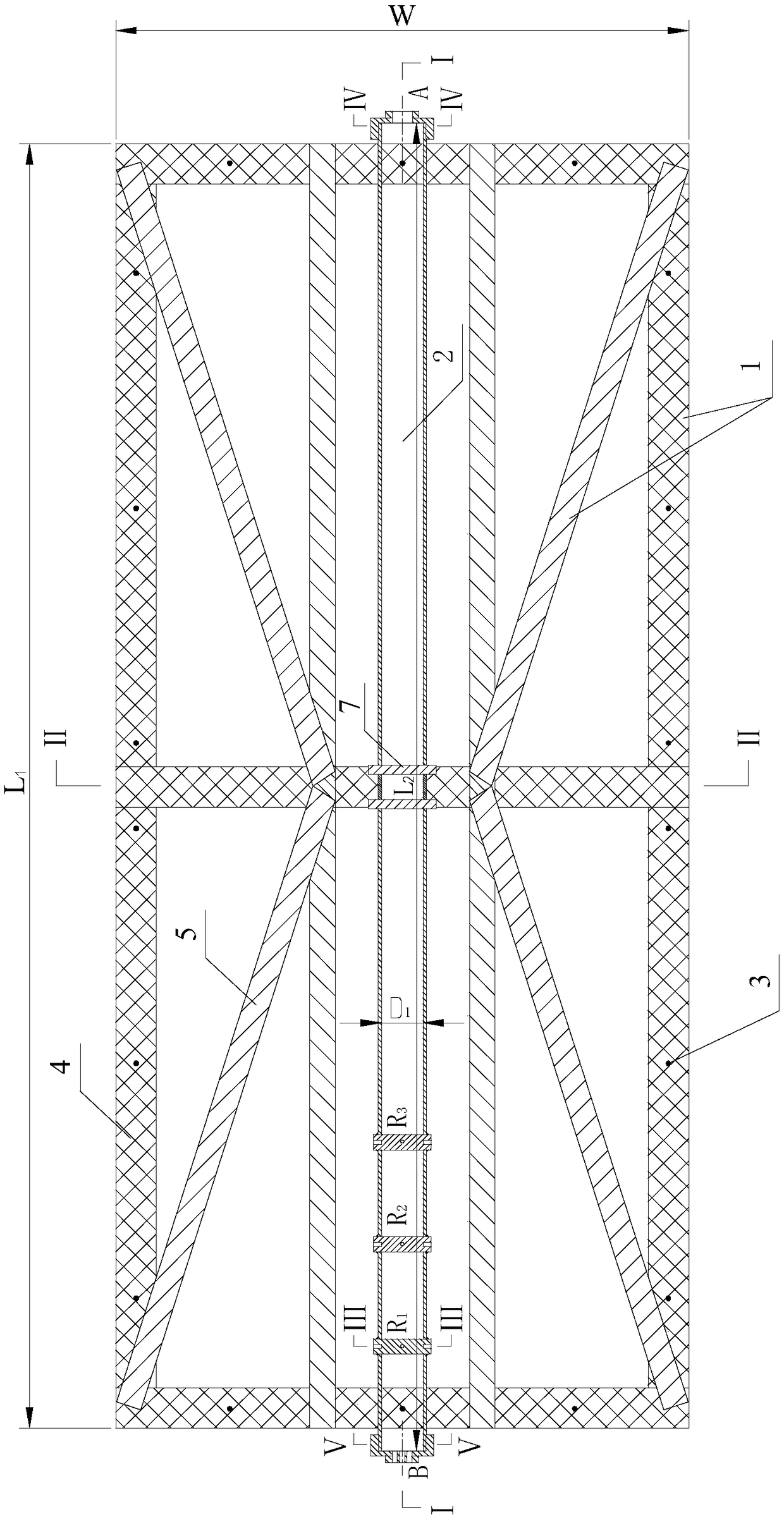 A carbon dioxide explosion shock wave pressure test device and test method thereof