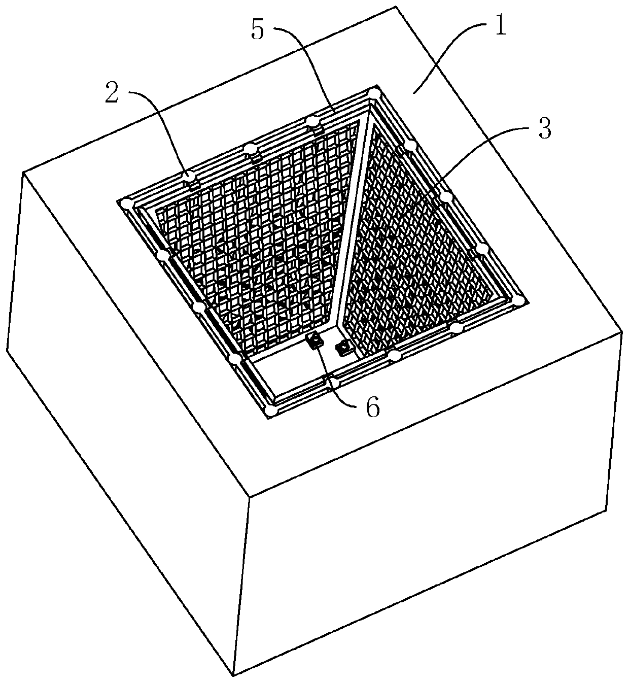 Foundation pit with firm structure and earthwork excavation method of foundation pit