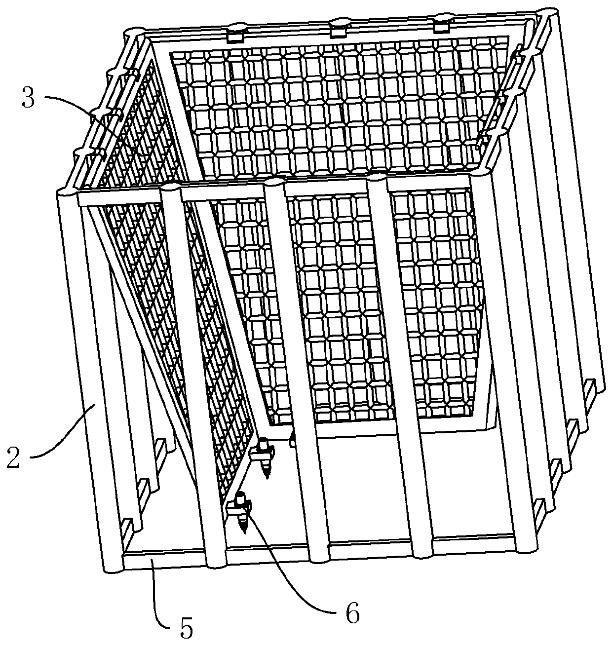 Foundation pit with firm structure and earthwork excavation method of foundation pit