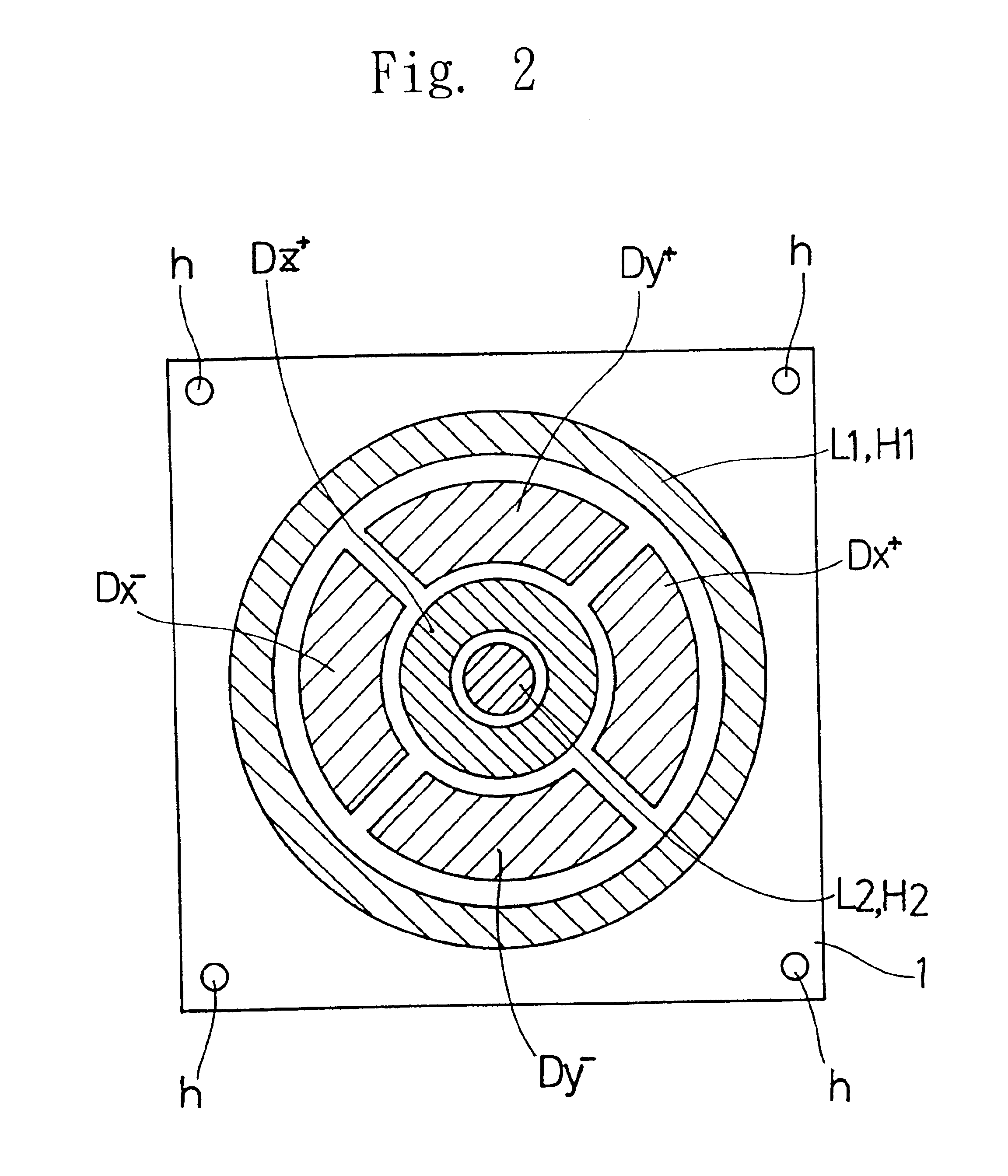 Variable capacitance type input device