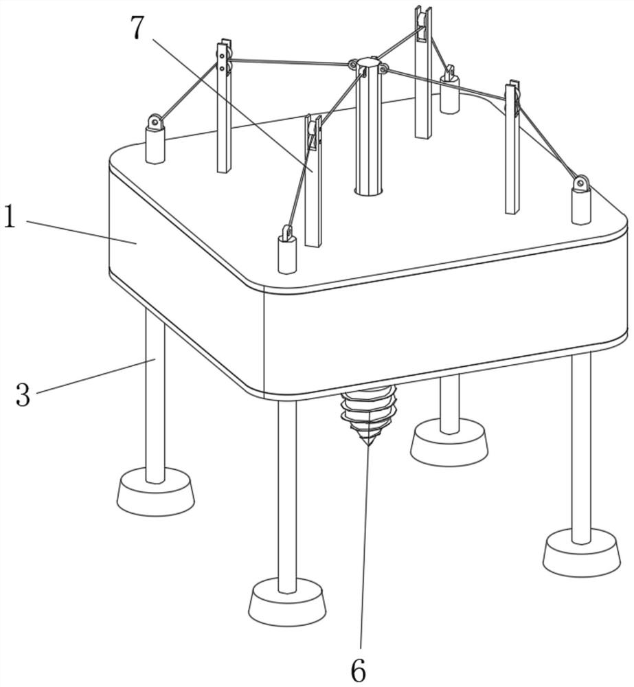 Perforating device for planting seedlings