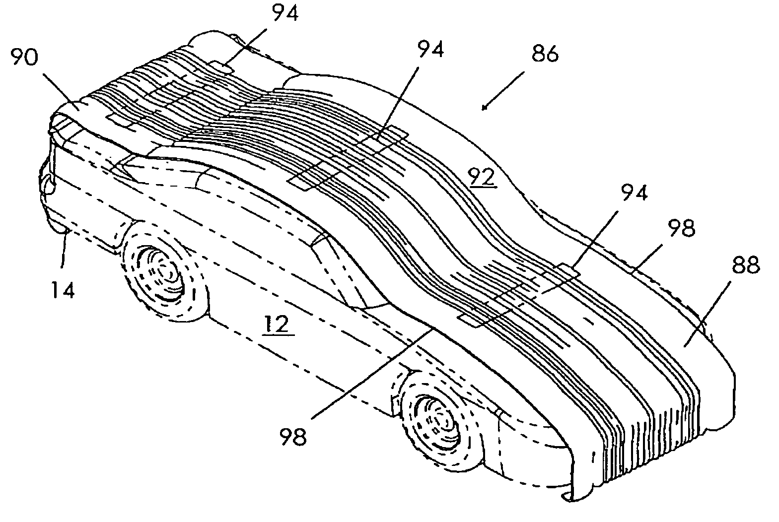 Retractable car cover