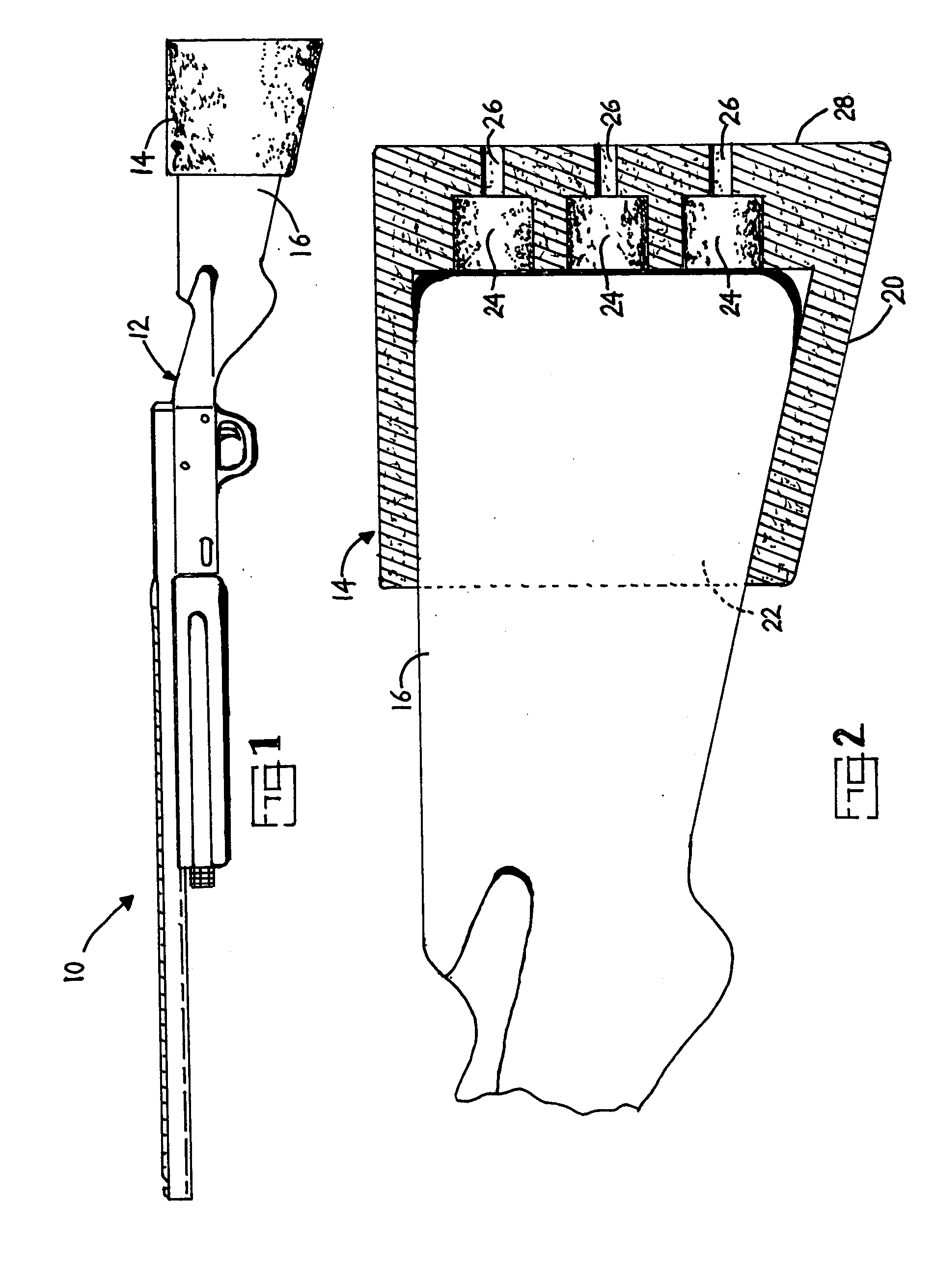 Shock absorber for a rifle