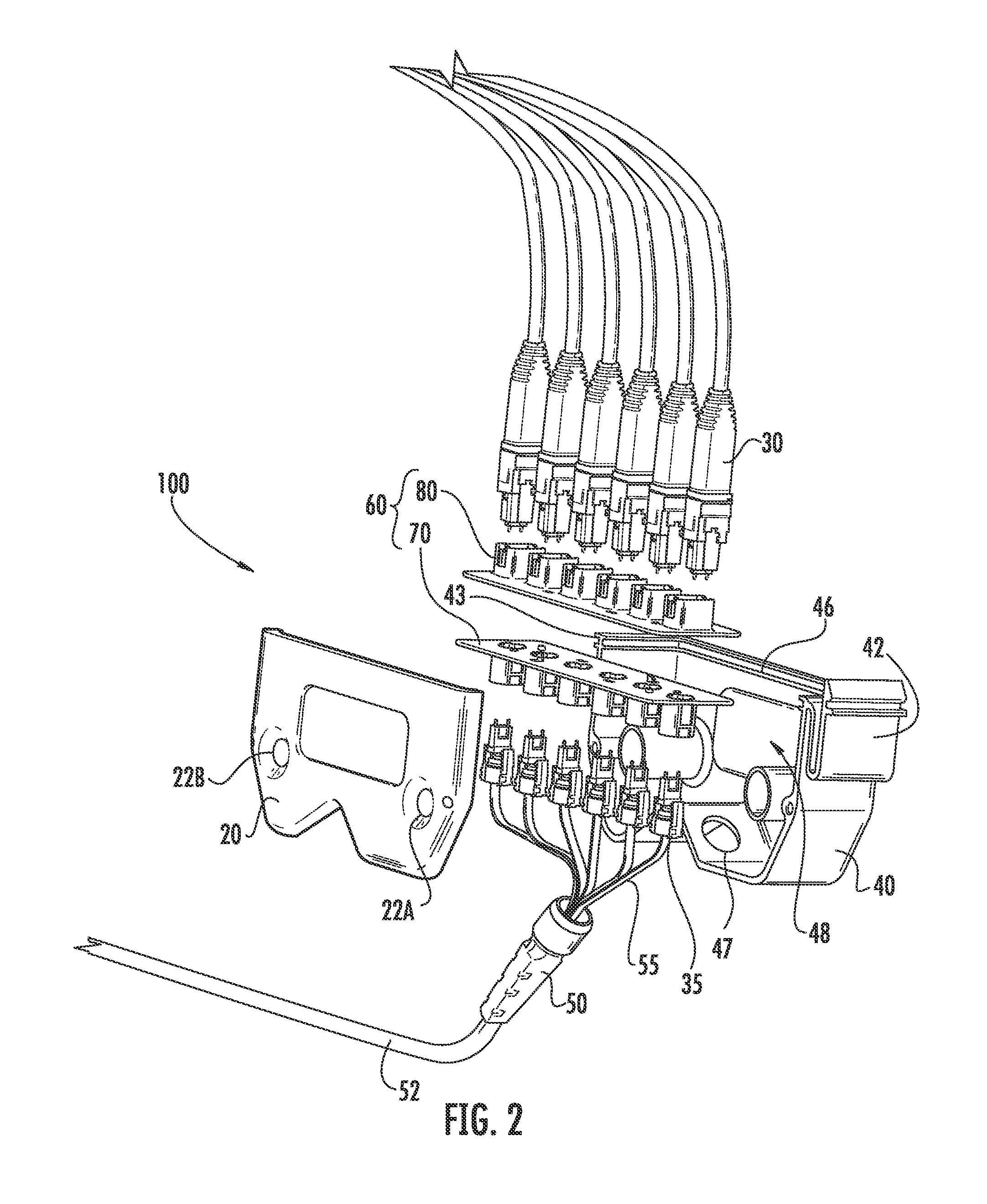 Fiber Optic Module Assembly and Associated Methods