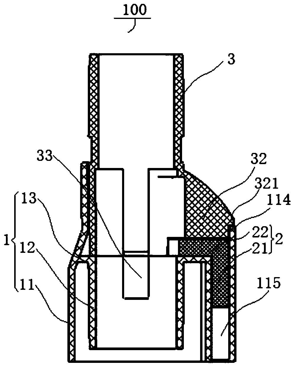 Ventilator connector and ventilator