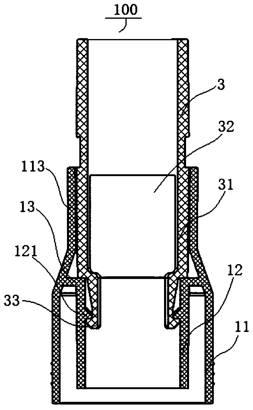 Ventilator connector and ventilator