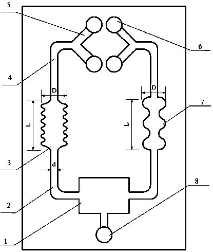 A biochip for cell fluid experiment