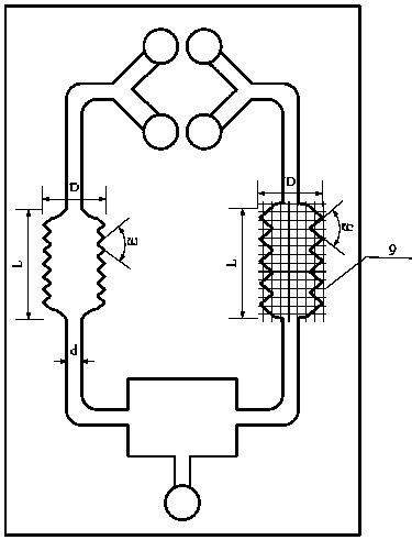 A biochip for cell fluid experiment