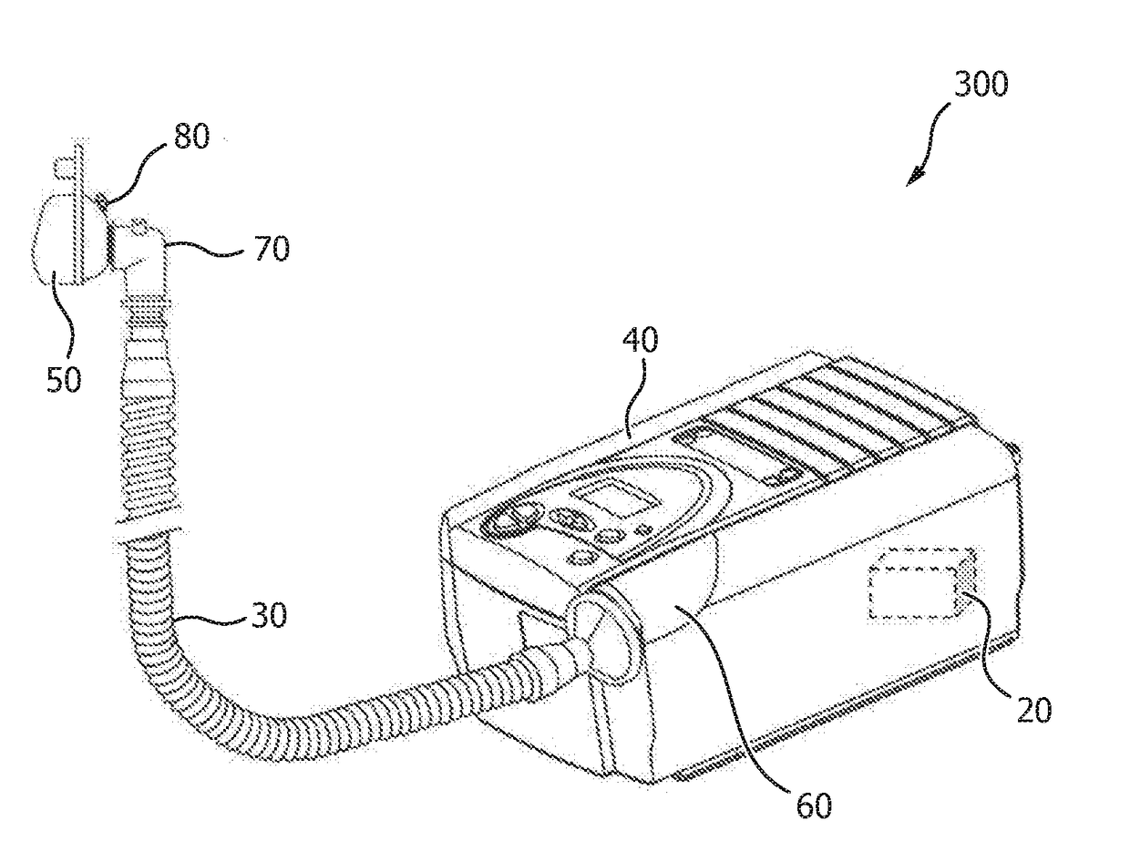 Method and systems for patient airway and leak flow estimation for non-invasive ventilation