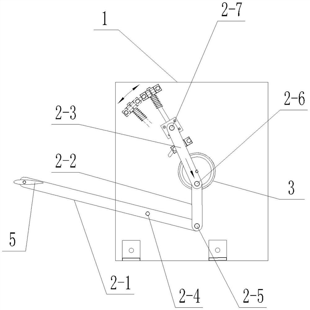 Dead-point-free oscillating hydrofoil type tidal current energy power generation structural body