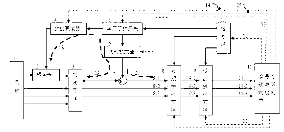 Monitoring structure and method of single pulse radar system self-checking and condition parameter