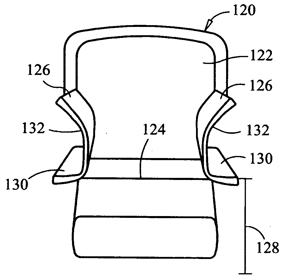 Seating arrangement for a passenger airplane