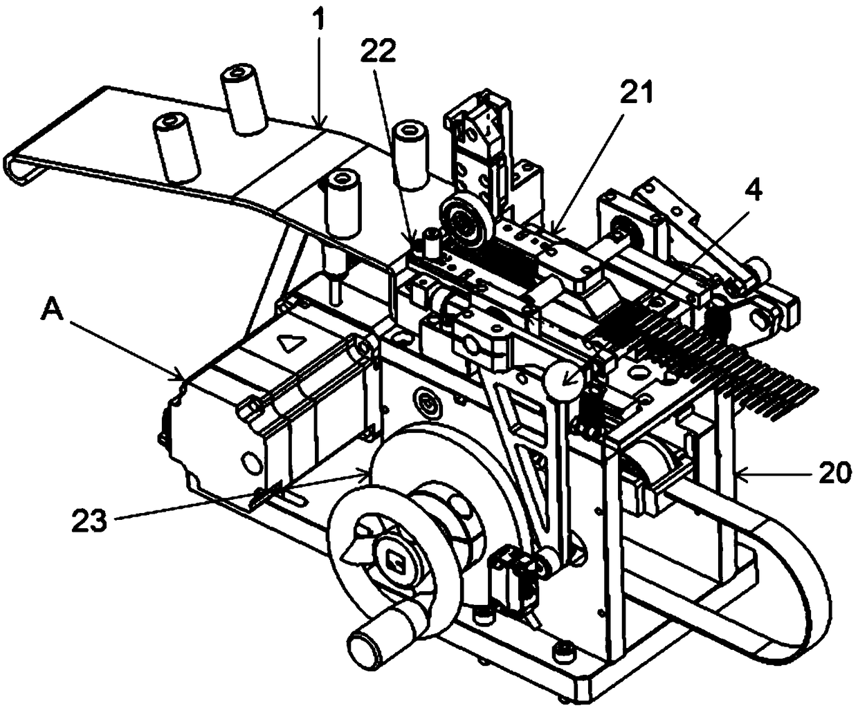 Terminal cutting device