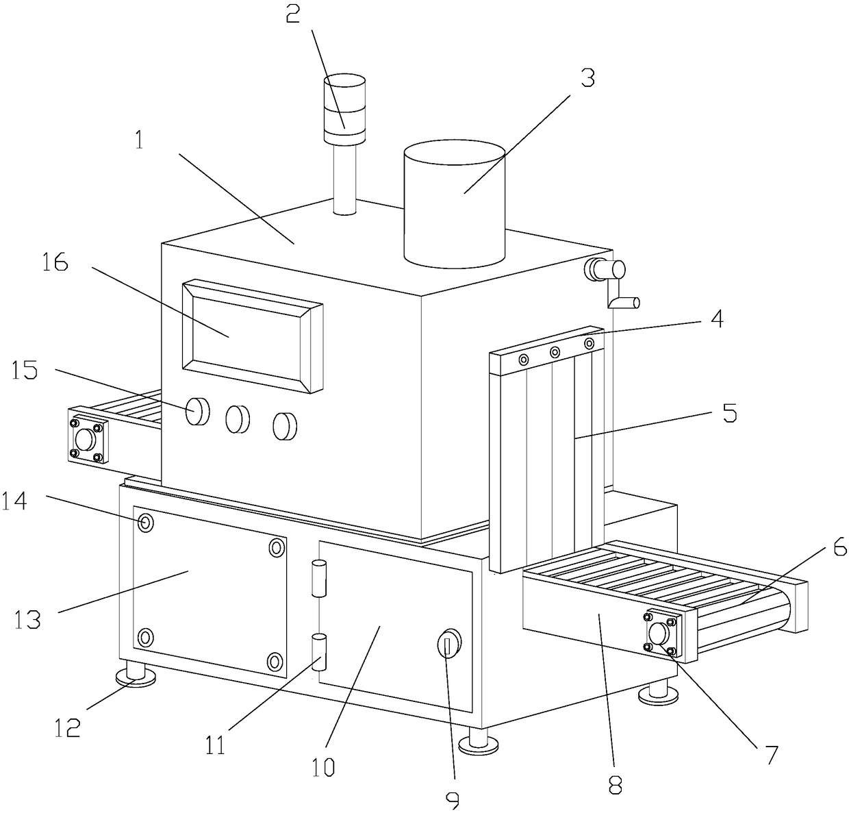 Quick freezing device for aquatic products