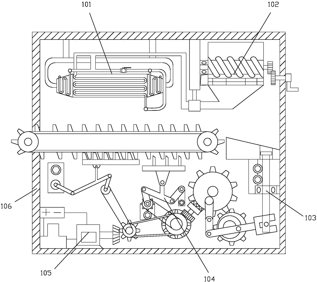 Quick freezing device for aquatic products