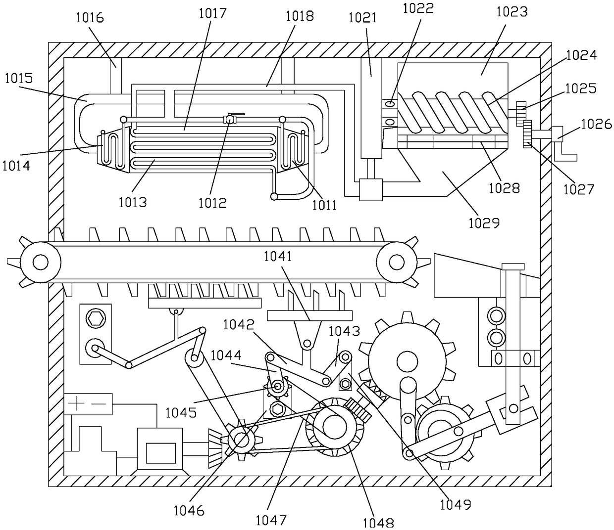 Quick freezing device for aquatic products