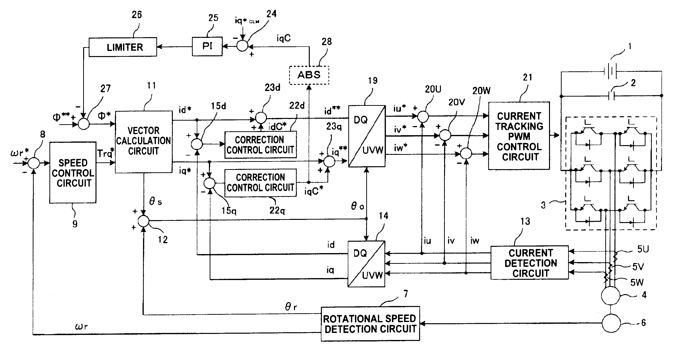 Inverter control device and ac motor control device using this inverter control device