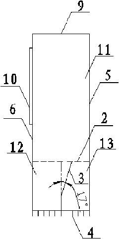 Overhead wall adherent low diffusion ladder flow air supply system for displacement ventilation