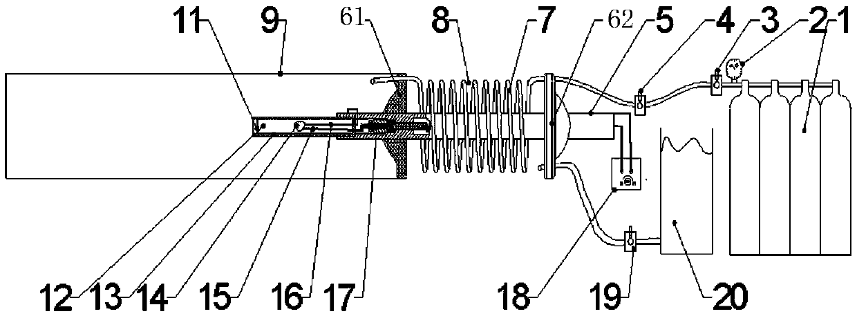 Thin-walled rubber tubular fracturing device