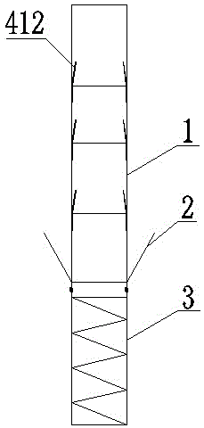 Reinforced concrete pipe for structure of rotatablely excavated pile shell