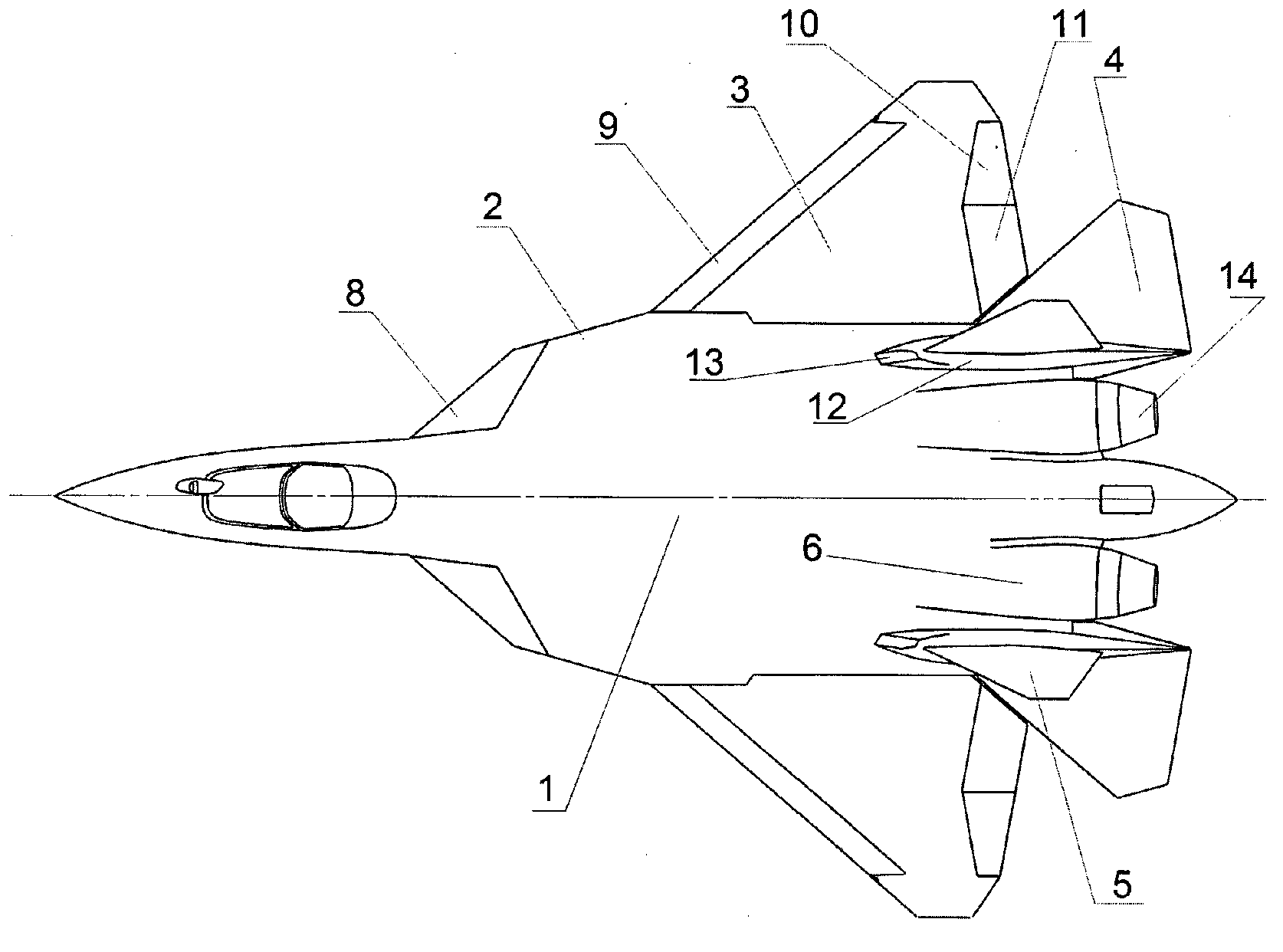 Aircraft with an integral aerodynamic configuration