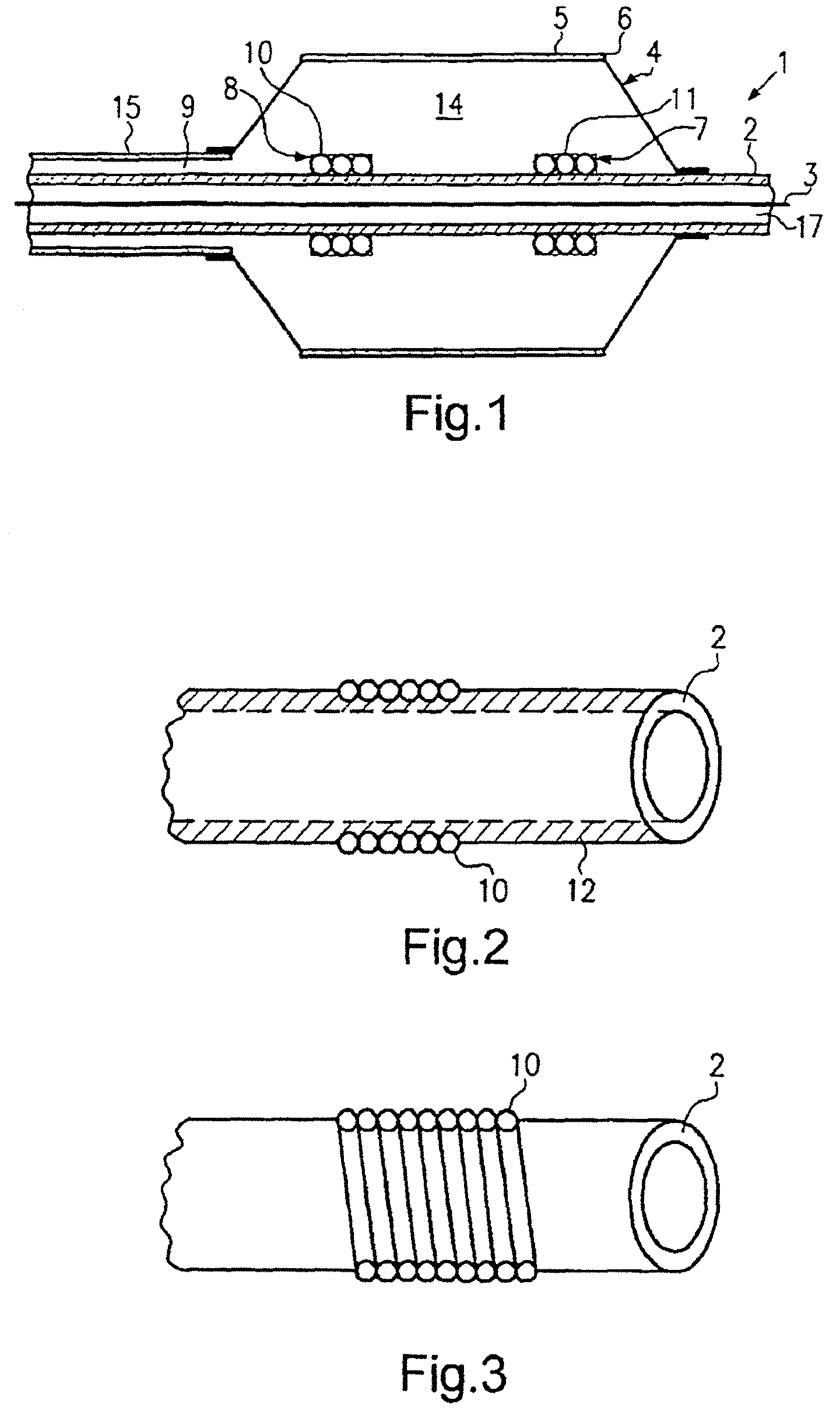 Balloon catheter with radiopaque marker