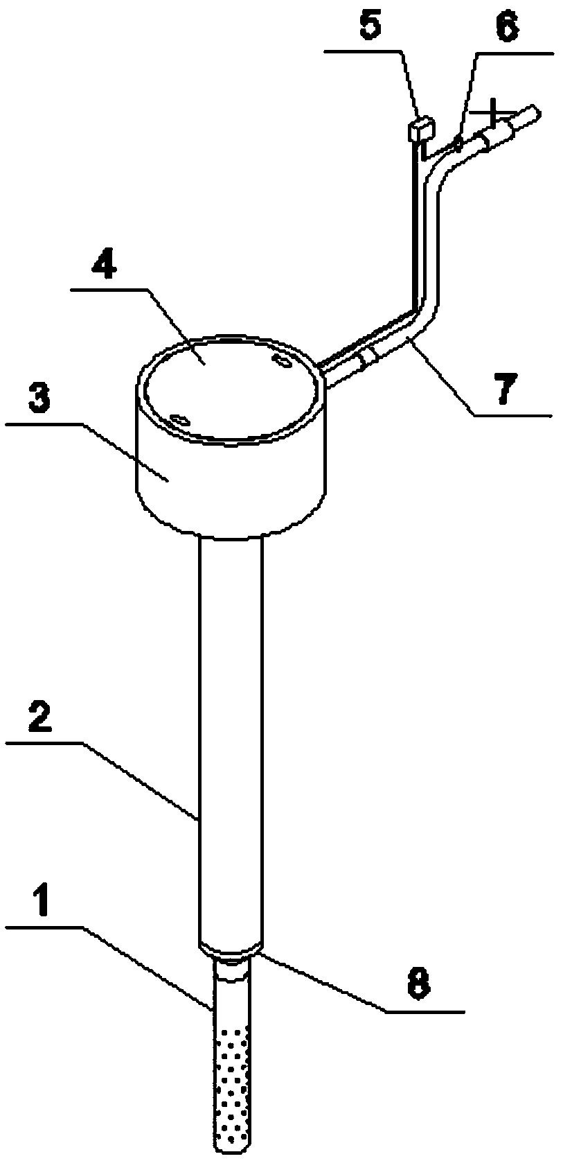 Towerless automatic water-supply vacuum tube well