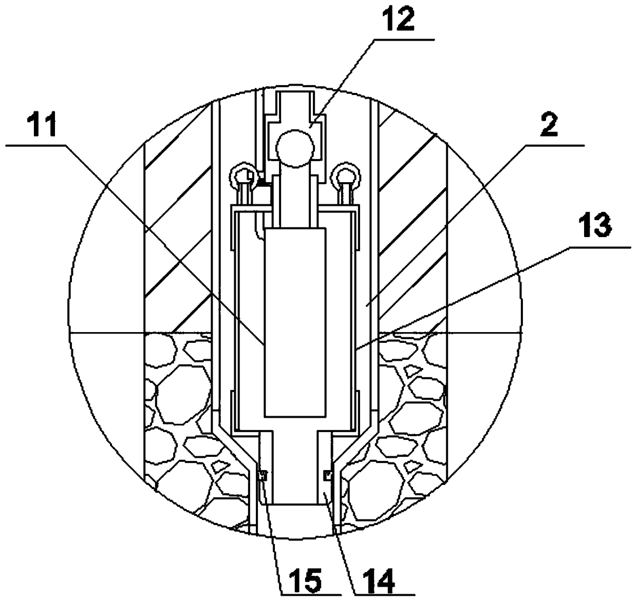 Towerless automatic water-supply vacuum tube well