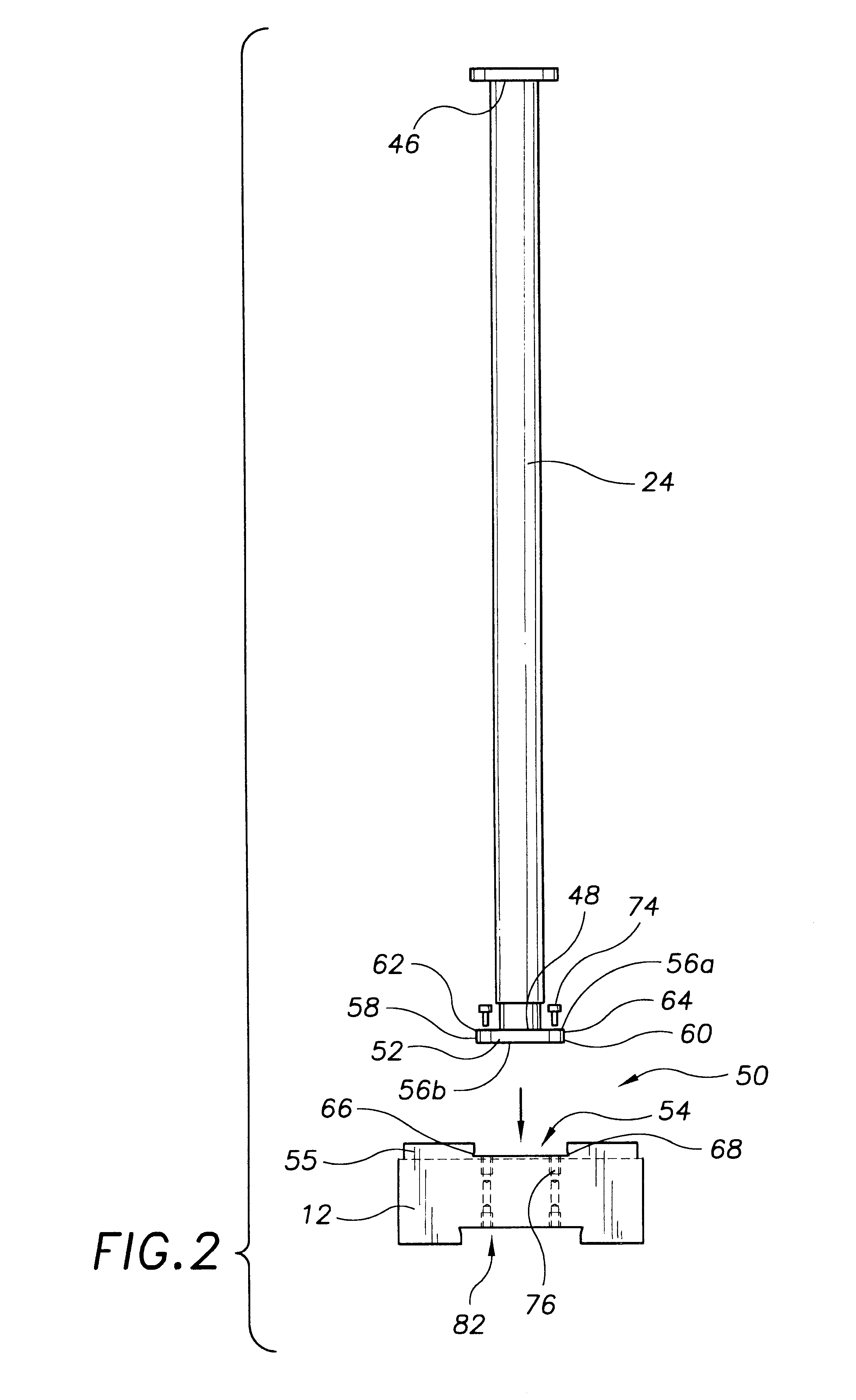 Pump for molten materials with suspended solids