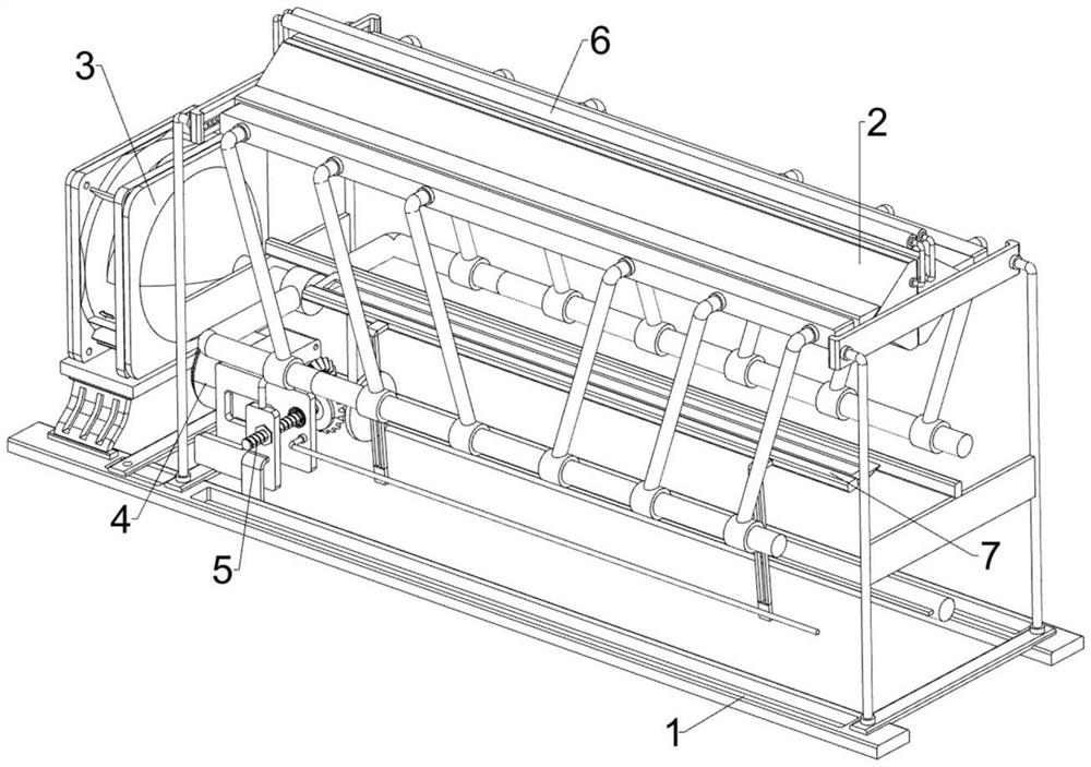 A lint cleaning device for fabric production