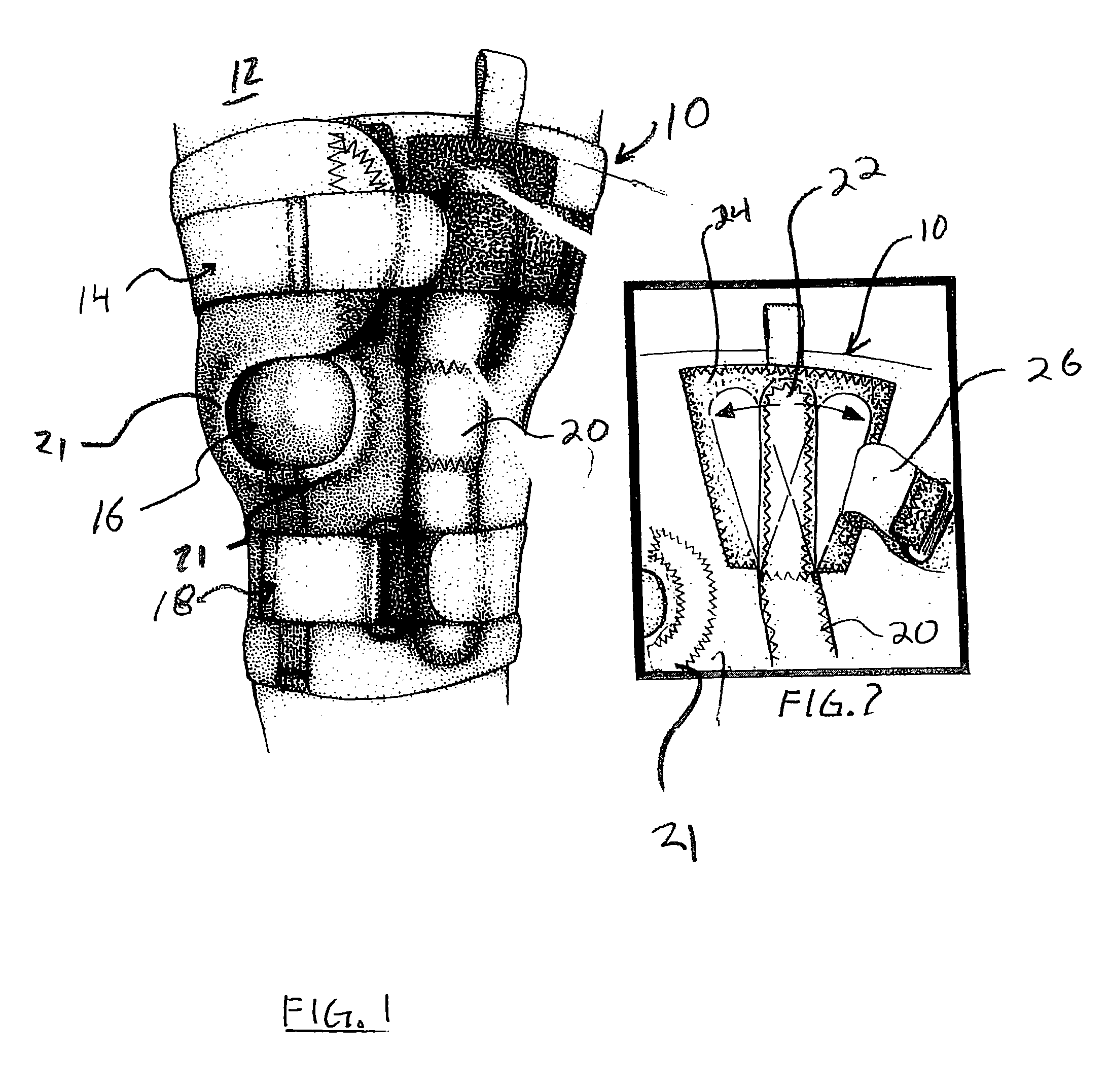 Adjustable hinge joint support